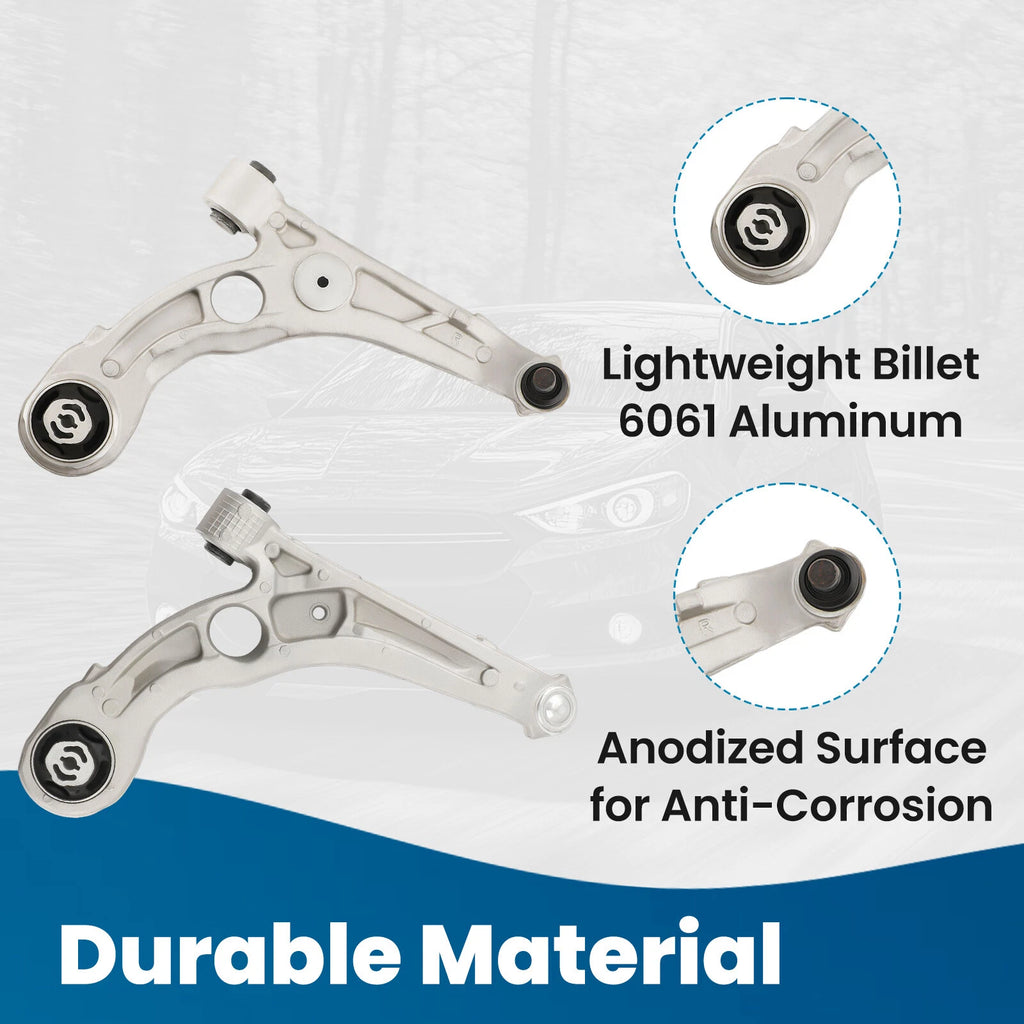 Pair Front Lower Control Arms with Ball Joints for Dodge Dart Chrysler 200 (2013-2017)