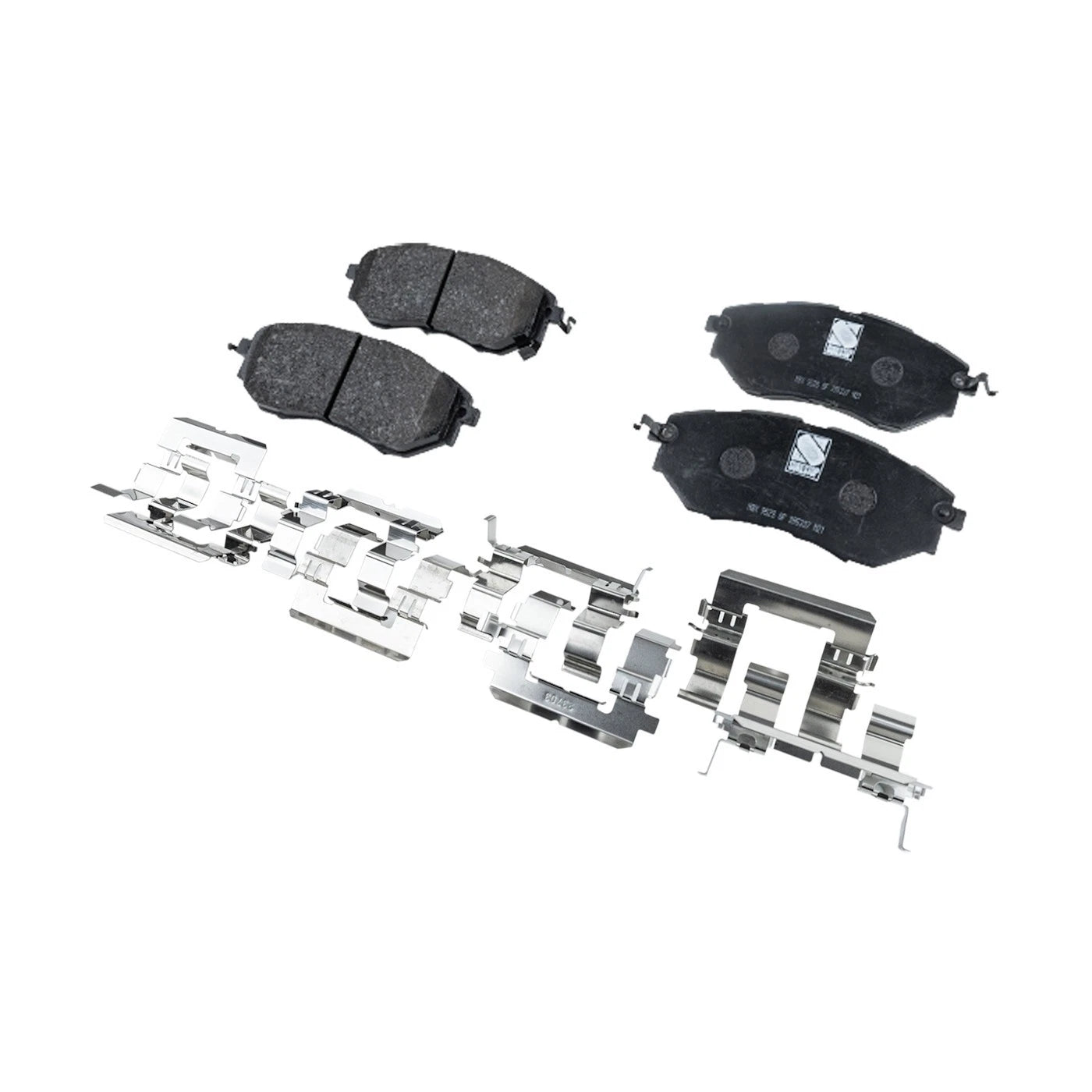 Set of 4 Brake Pads for Subaru Legacy (2005–2009)