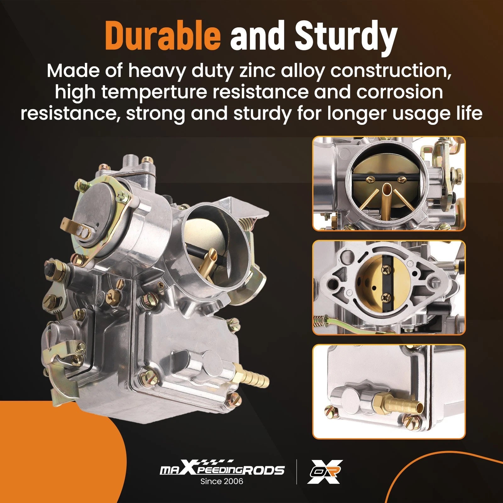 37 Pict-3 Carburetor for Volkswagen Beetle Super Beetle (1971–1979)