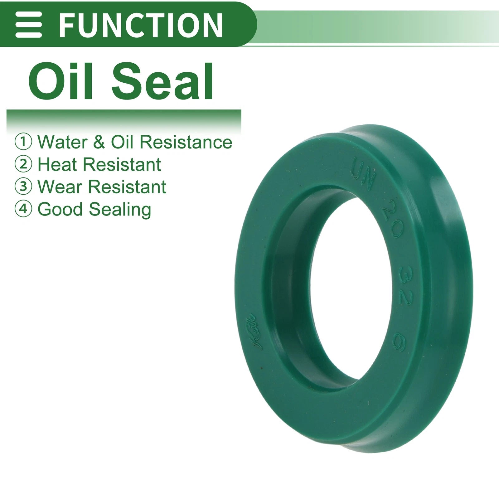 Set of 5 Oil Seal Ring 20x32x6mm for Rotary Shaft (High Pressure)