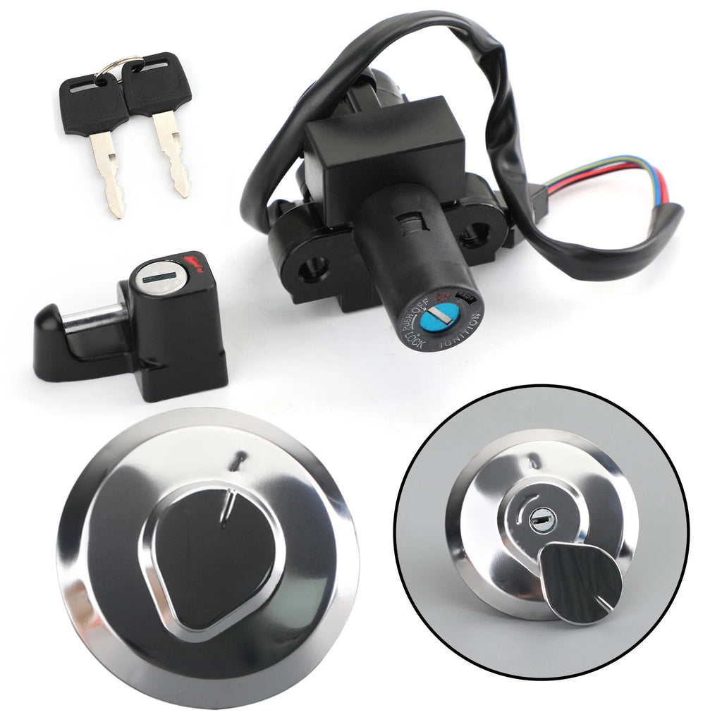 Set of 2 Ignition Switch Fuel Cap Seat Lock Keys for Honda XR125L (2003–2008)