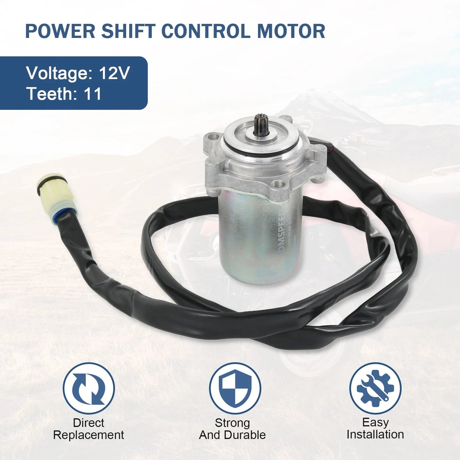 Power Shift Control Motor for Honda TRX250TE Fourtrax Recon ES (2002–2023)