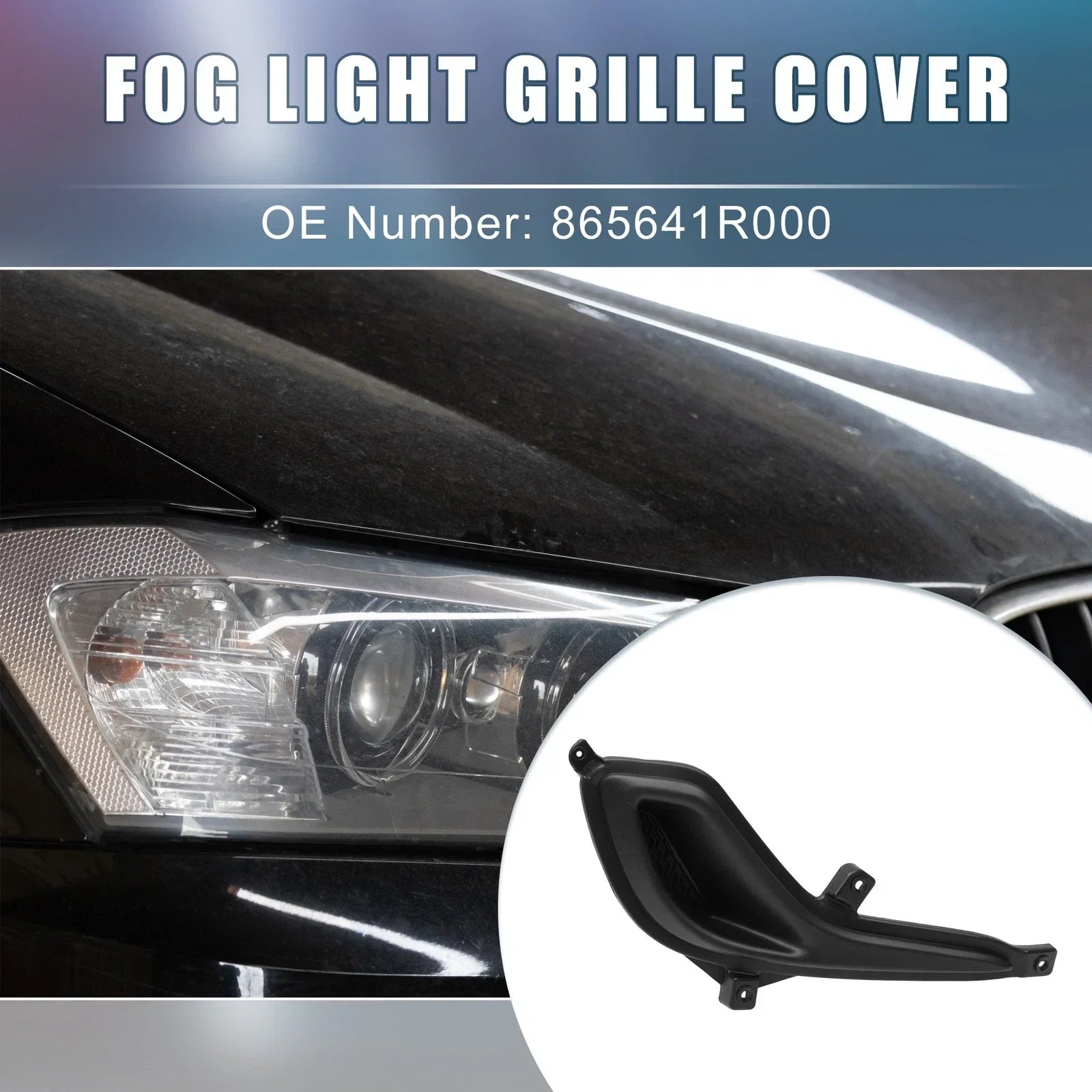 Front Right Fog Light Grille Cover for Hyundai Accent (2012-2017)