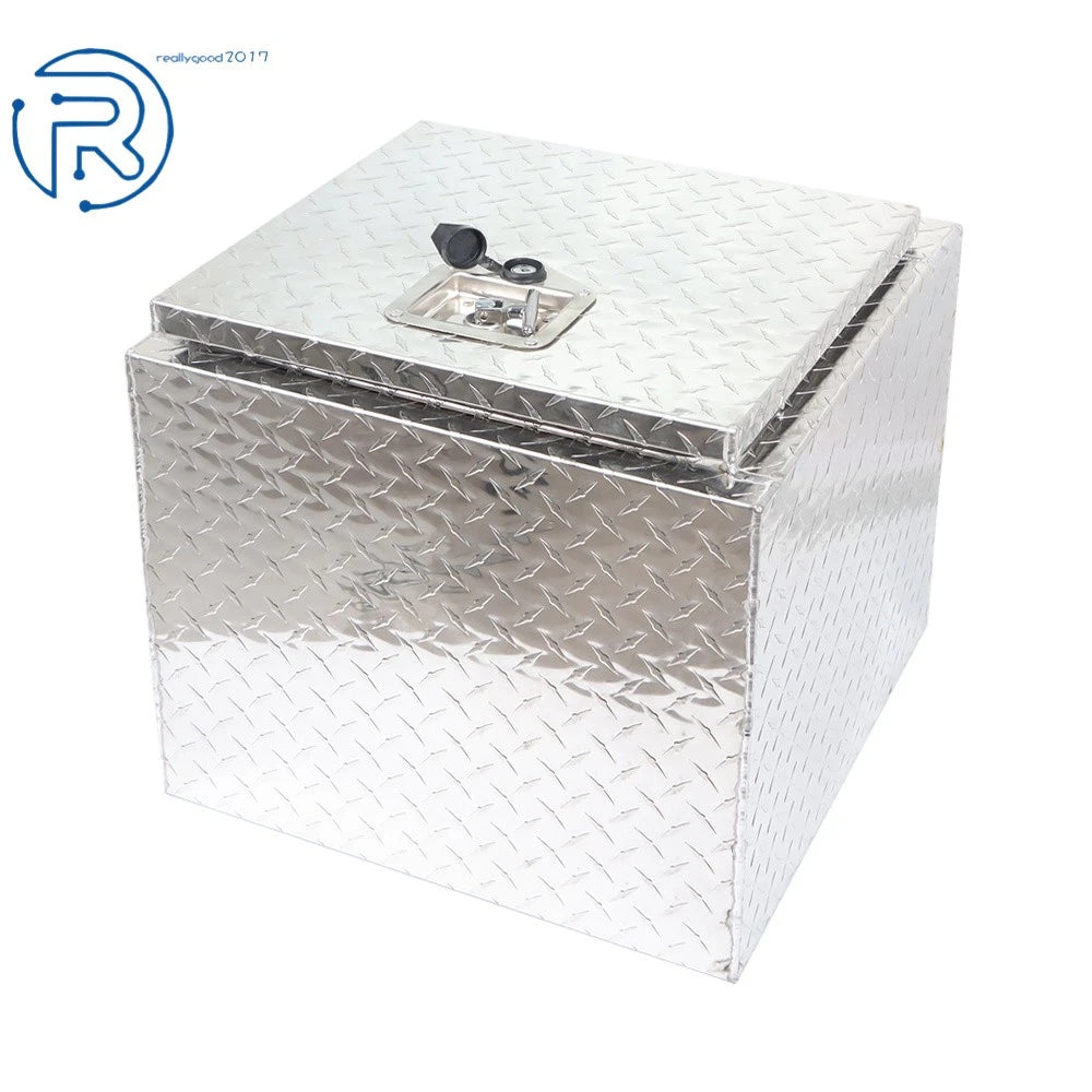 Aluminum Tool Box for Pickup Truck (18 x 17 x 18 Inch)