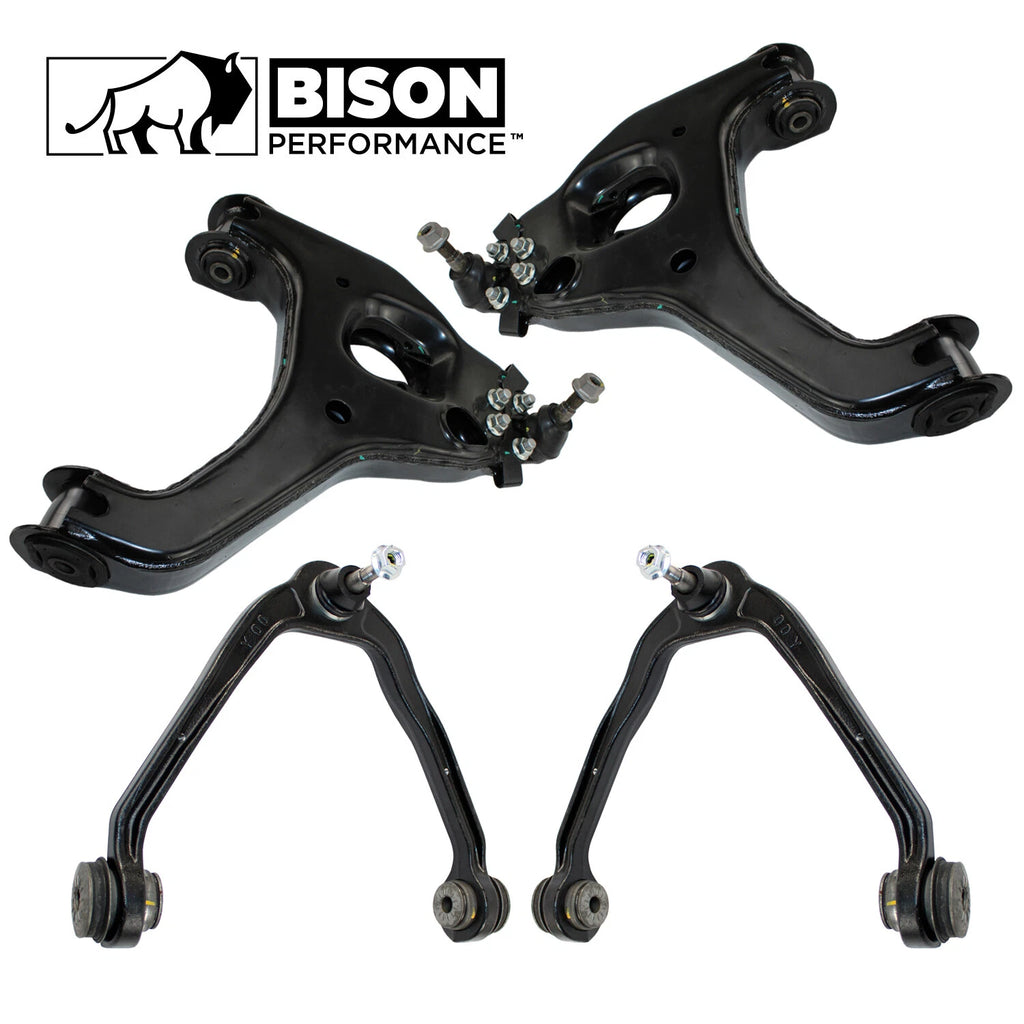 Set of 4 Control Arms Kit for Chevy GMC RWD (2010–2020)