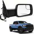 Heated Mirror w/Power Fold Signal Light Right for Ram 1500 (2019–2024) 68276500AH