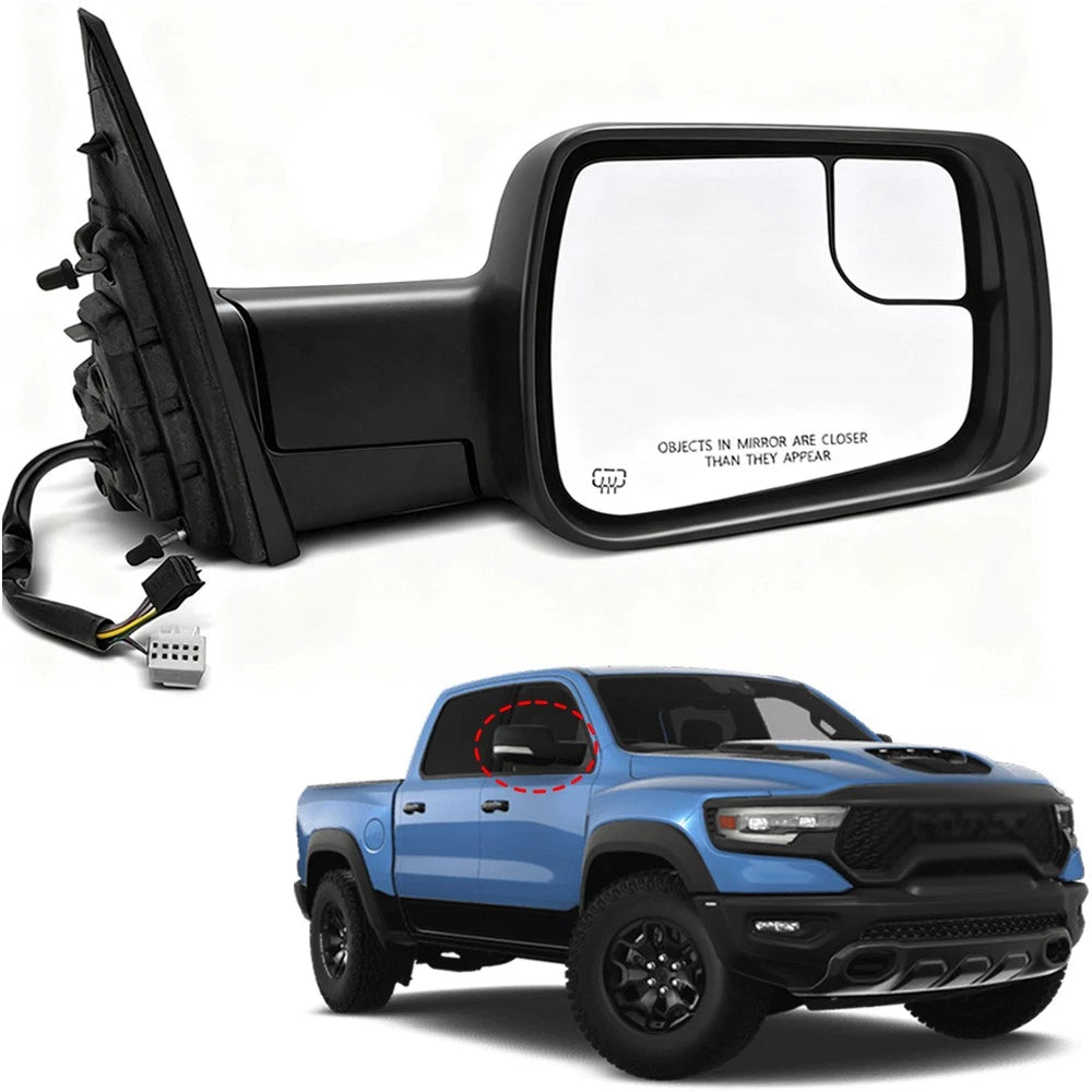 Heated Mirror w/Power Fold Signal Light Right for Ram 1500 (2019–2024) 68276500AH