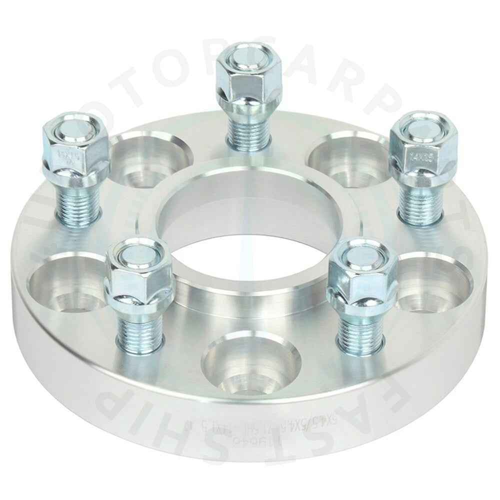 2X Wheel Spacers 1" 5x4.5 for Chrysler Dodge Challenger Charger