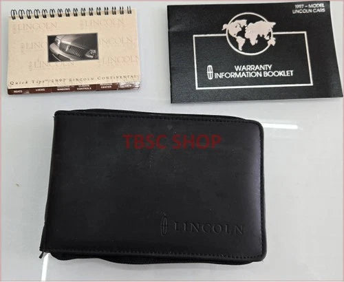 Owners Manual Set with Case for Lincoln Continental (1997)