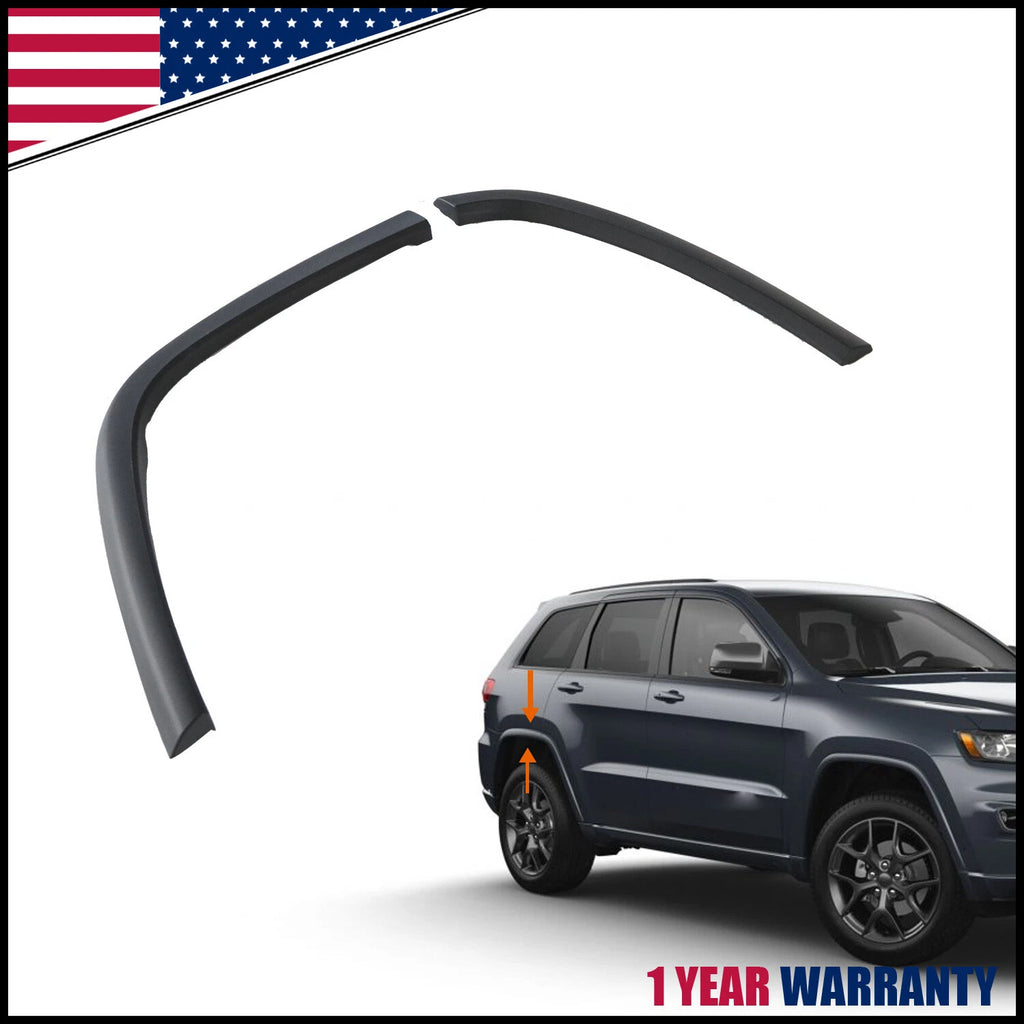 2X RH Rear Wheel Arch Trim Mold for Jeep Grand Cherokee (2011–2021)