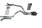 2.5" Dual Exhaust Kit for Dodge Dakota (1997–2005) - 1 Chamber Muffler, Clamp