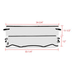 Folding Front Windshield Clear for Kawasaki Teryx 800/Teryx4 (2016–2024)
