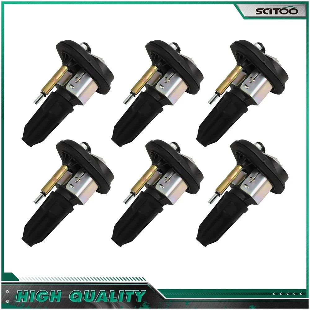 Set of 6 Ignition Coils for Chevrolet Trailblazer GMC Envoy Saab 9-7x (2002–2009)