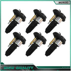 Set of 6 Ignition Coils for Chevrolet Trailblazer GMC Envoy Saab 9-7x (2002–2009)