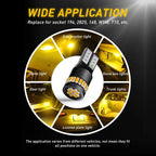 2X Amber LED Side Marker Light Bulb for AUXITO T10 168 194