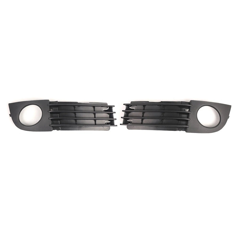 2X Front Lower Fog Light Lamp Cover Bumper Grille for Audi A6 C5 (2002–2005)