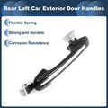 Rear Left Exterior Door Handle for Honda Accord (2003-2007) Silver Tone
