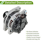 Alternator 130A 12V for Toyota Corolla 1.8L (2009–2013) No. 270600P151