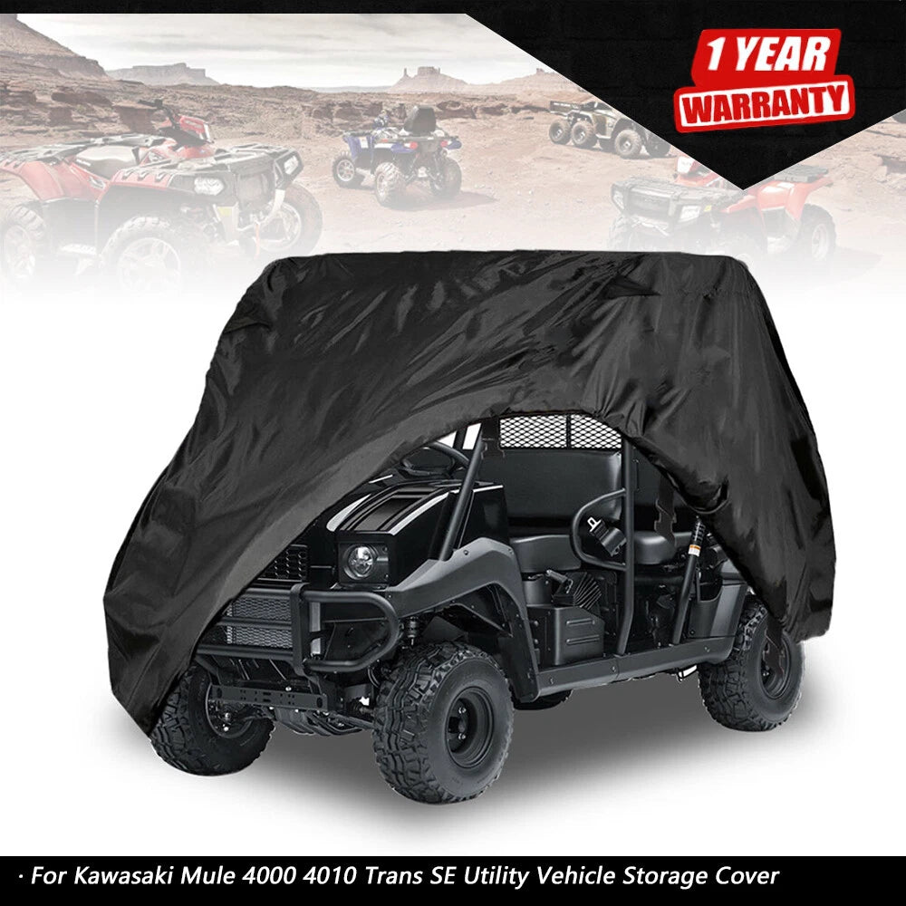 Utility Vehicle Storage Cover for Kawasaki Mule 4000 4010 (2004â2018)