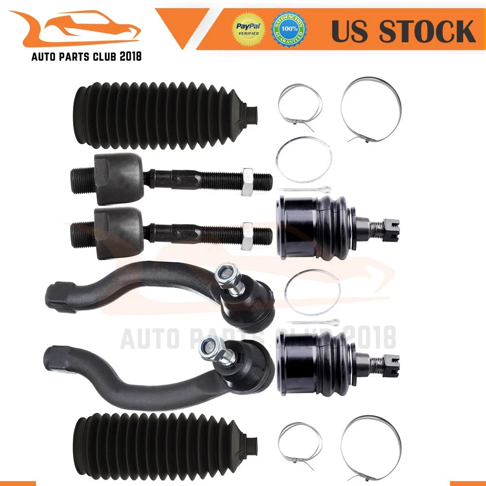 Set of 10 Rack and Pinion Bellows for Honda Accord (2008–2012)