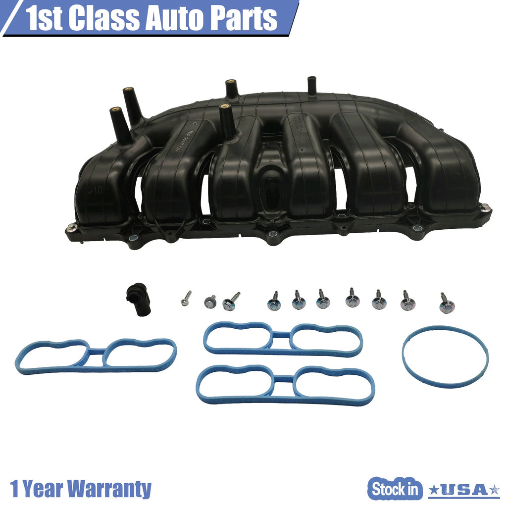 Intake Manifold with Gaskets for Chevy Trailblazer GMC Envoy Isuzu Saab 9-7x