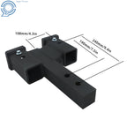 Dual Hitch Extender for Trailer 2-In Receiver (10000 lbs Capacity)