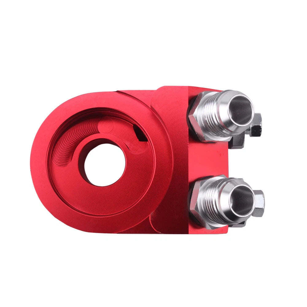 Oil Filter Sandwich Plate Adapter for Universal Applications (1/8NPT, 10AN)
