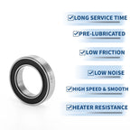 Deep Groove Ball Bearing 6804DD for Scooter Skateboard Wheel (20x32x7mm)
