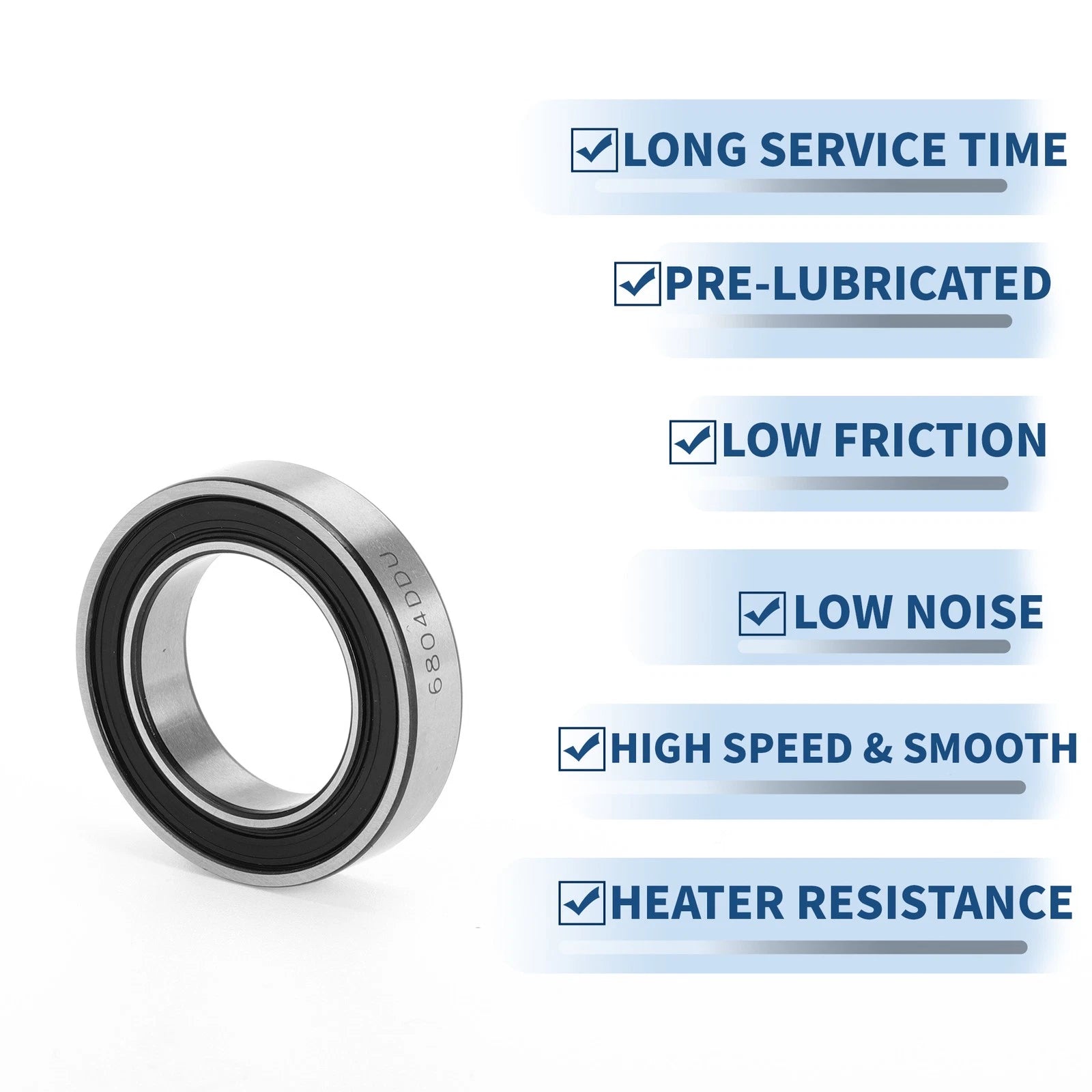 Deep Groove Ball Bearing 6804DD for Scooter Skateboard Wheel (20x32x7mm)