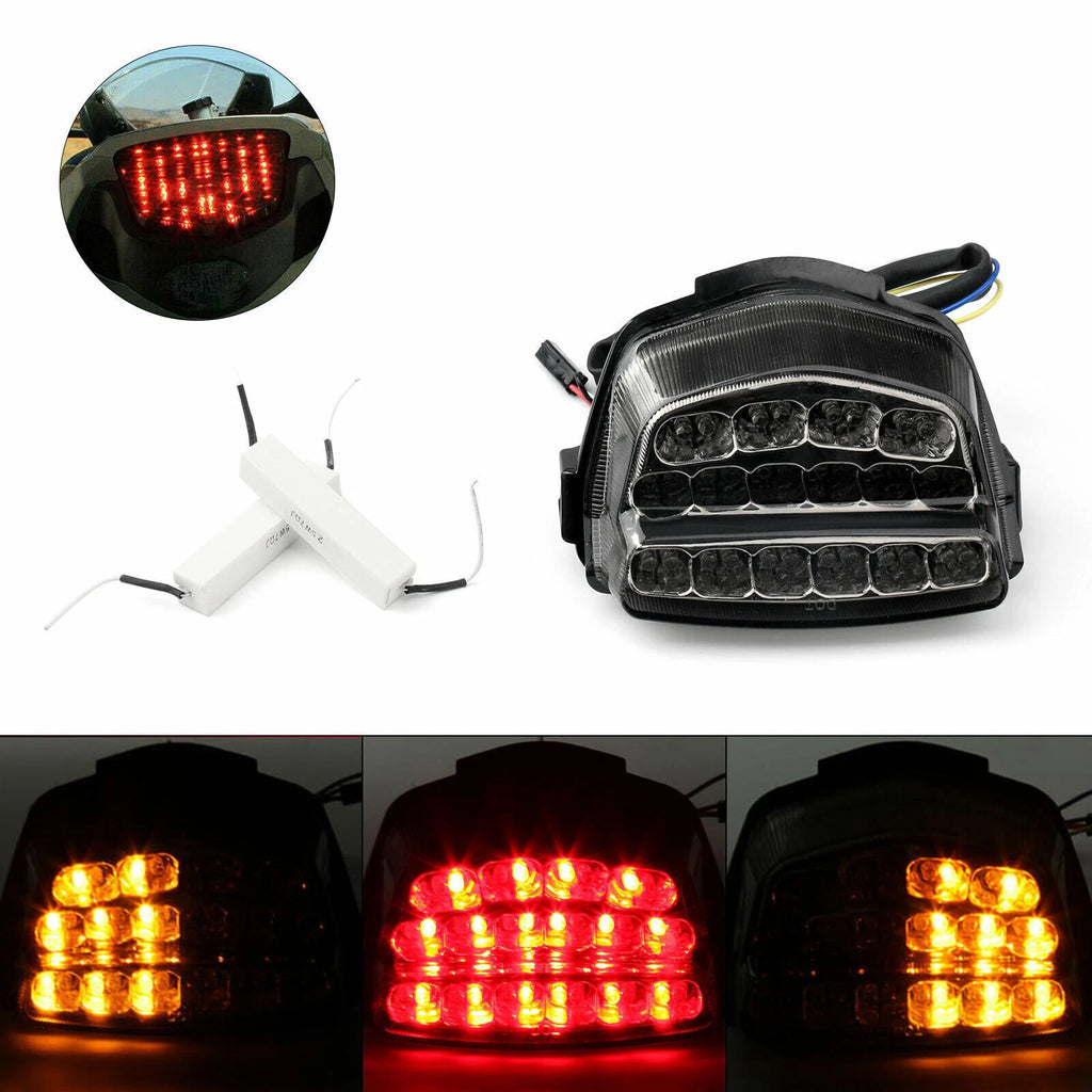 Integrated LED TailLight Turn Signals for Honda CBR1000RR (2008–2016) Smoke T9