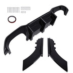 Rear Diffuser Kit for BMW F87 M2 Coupe (2015–2020) Gloss Black