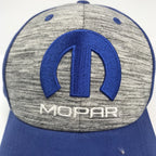 Mopar Emblem Baseball Cap Licensed Blue Gray for Dodge Chrysler Jeep (2011–2021)