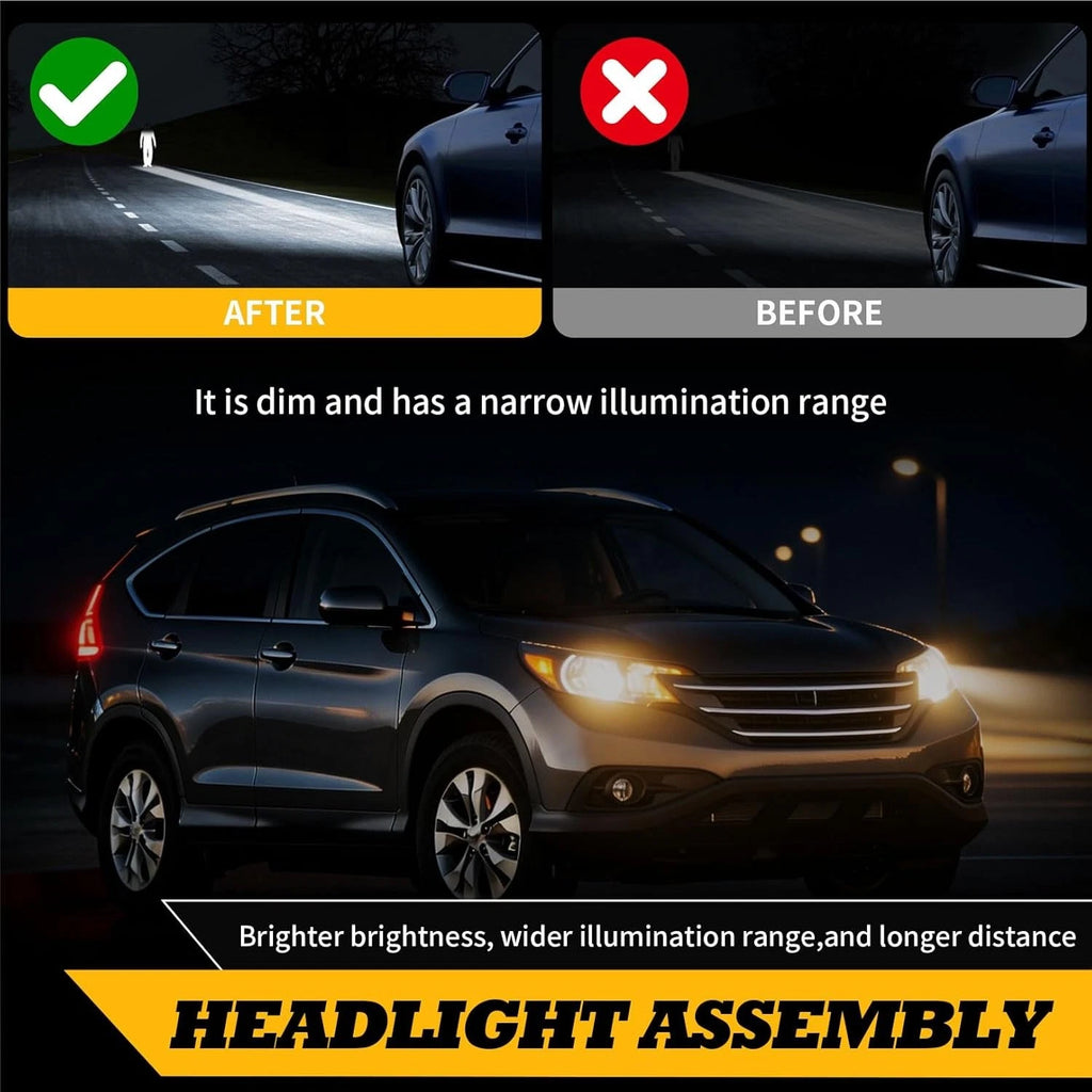 Halogen Headlight for Honda CR-V (2012–2014) Right Passenger Side