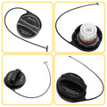 Fuel Gas Tank Filler Cap for Chevrolet Silverado 1500 2500 3500 (2004–2011) PY