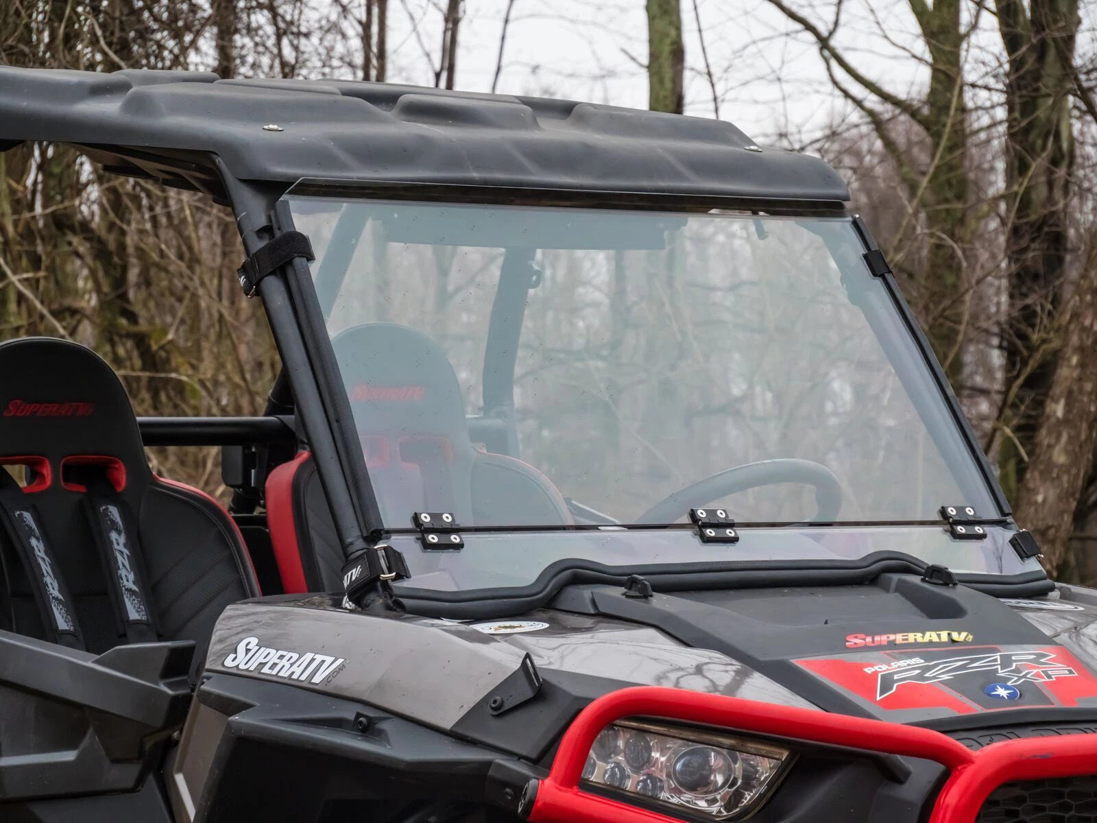 Flip/Fold Down Scratch Resistant Windshield for Polaris RZR XP Turbo (2014–2023)