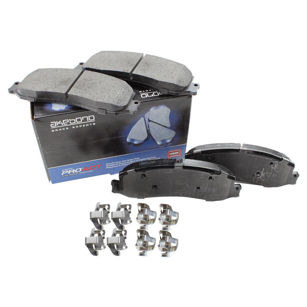 Akebono ProACT Ultra Front Ceramic Brake Pads for Ford F-250, F-350 (2005–2023)