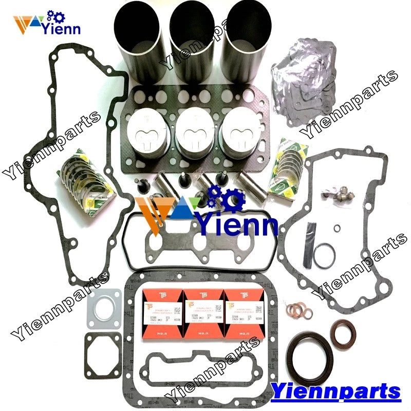 K3C Overhaul Rebuild Kit for Mitsubishi Iseki TU155F