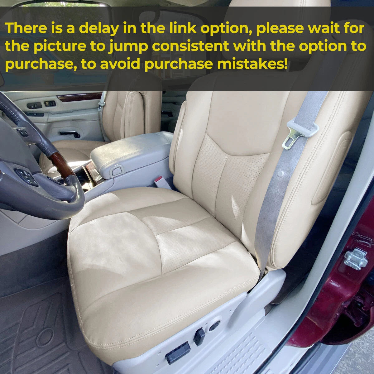 Driver Bottom Seat Cover for Chevy Silverado Sierra Tahoe (2003–2006)