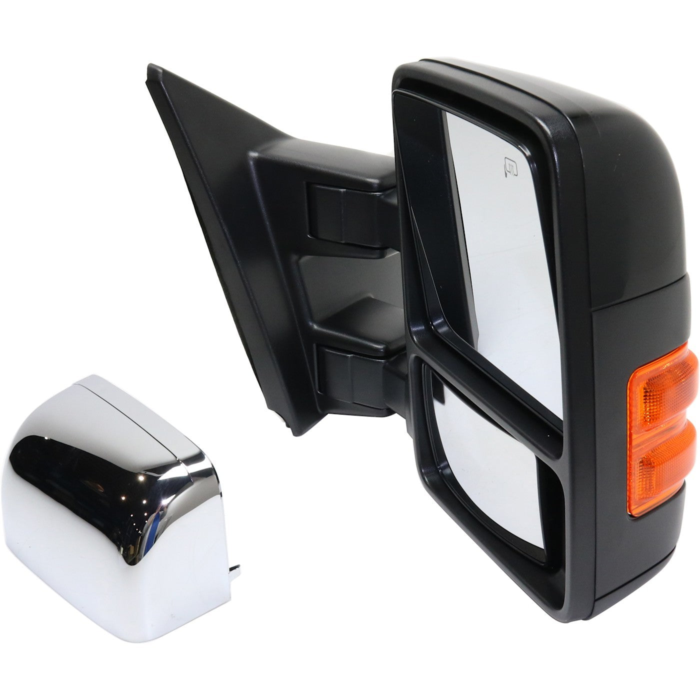 Tow Mirror for Ford F-150 (2013–2014) Passenger Side Power Fold Heated