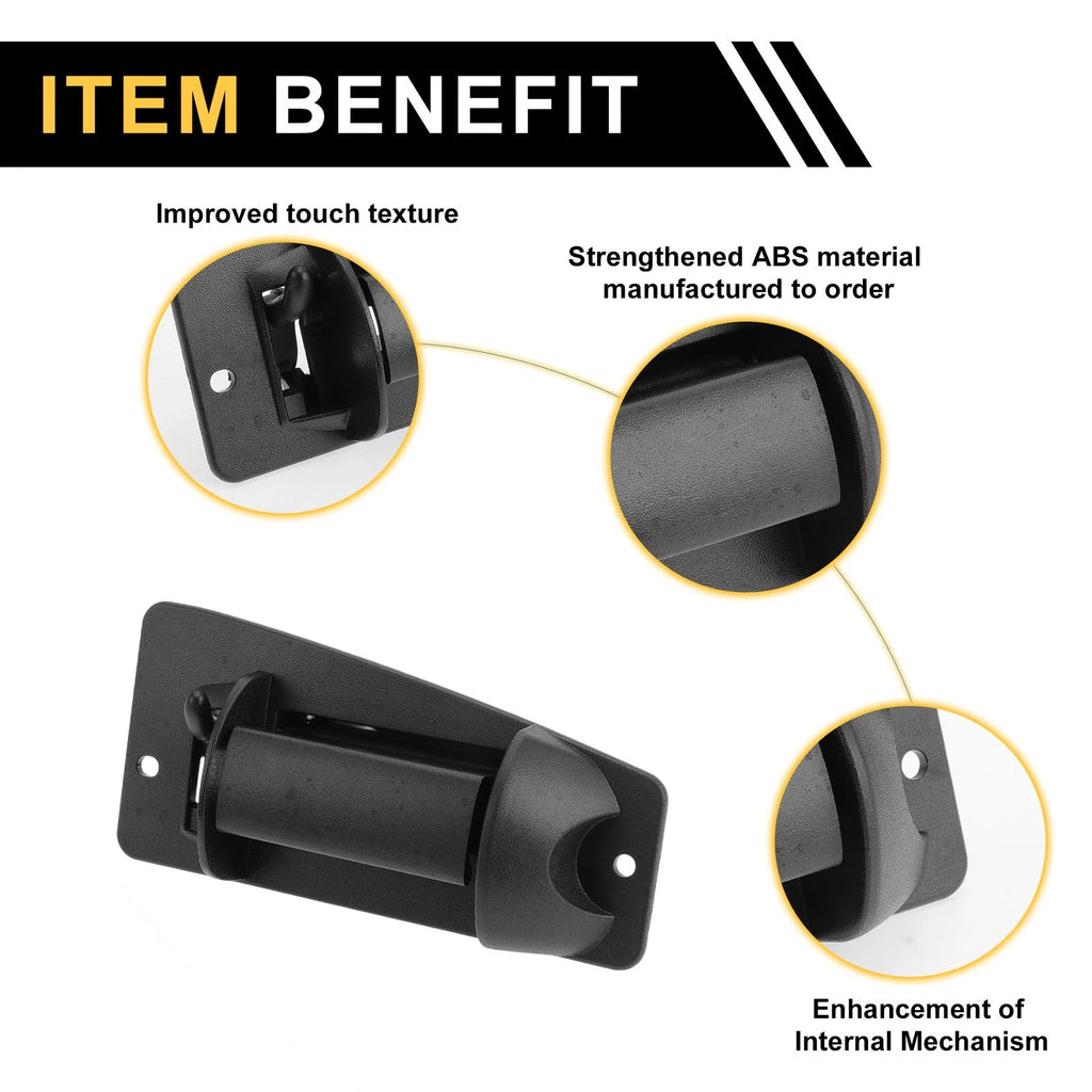 Front Right Exterior Door Handle for Chevrolet Silverado 2500 (1999–2004) Black