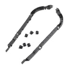 Rear Bumper Support Bracket for Honda Civic 2006-2011 (1 Pair, Black)