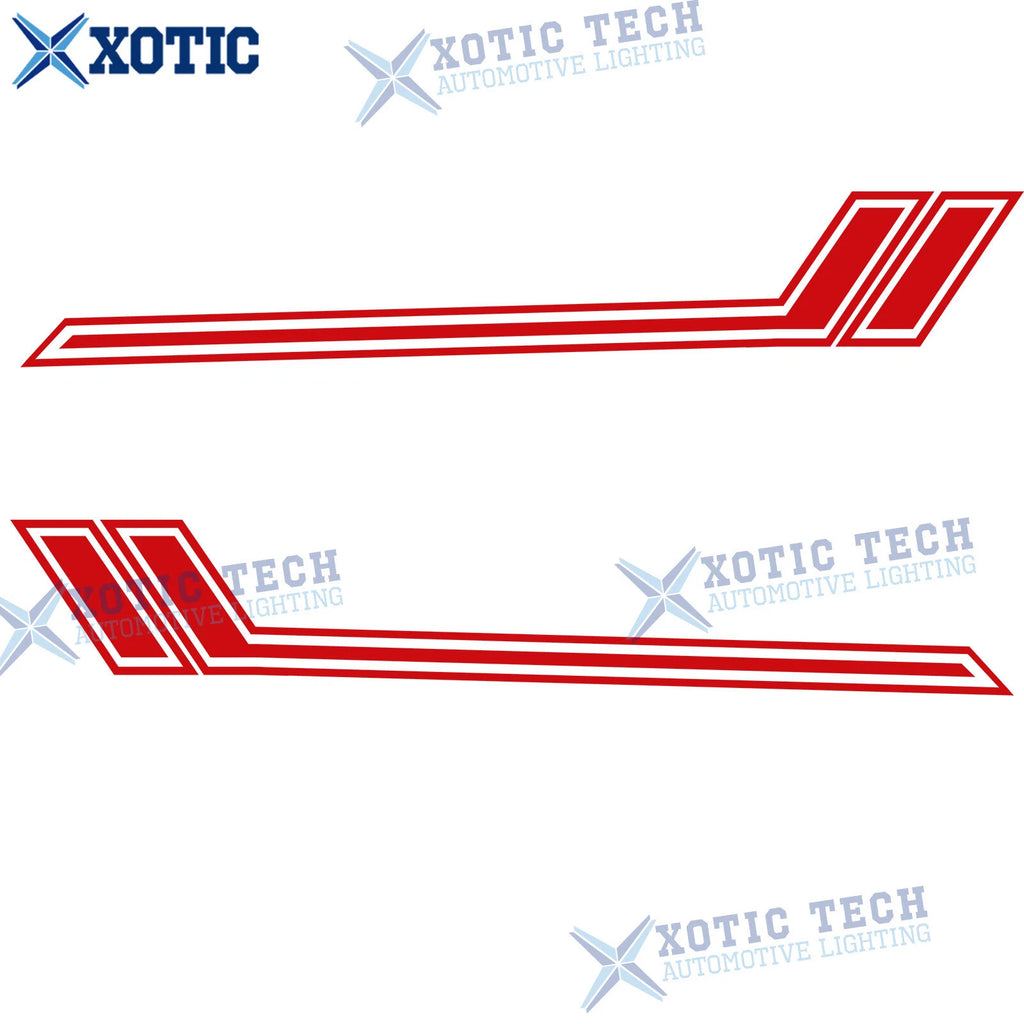 Side Body Skirt Gloss Red for Hyundai Elantra Veloster (2011-2023)