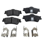 Set of 4 NAO Brake Pads for Chevrolet Caprice (2011–2017)