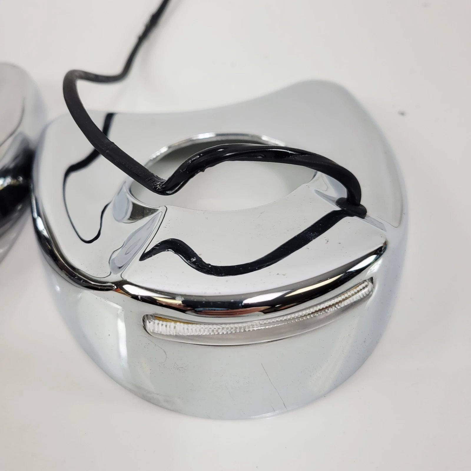 Chrome Illuminated Mirror Housing for Harley Street Glide (2014–2023)