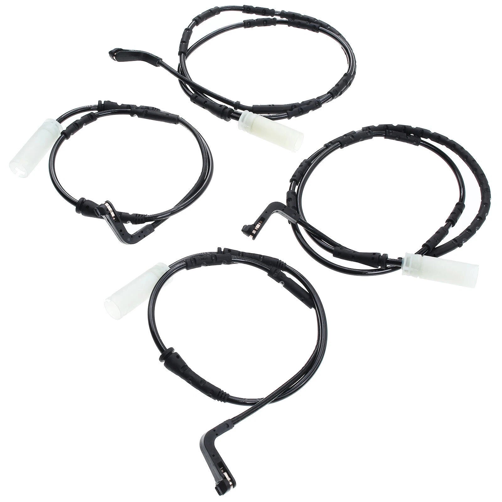 Set of 4 Disc Brake Pad Wear Sensors for BMW 135i 328i 335i 335d (2007–2013)