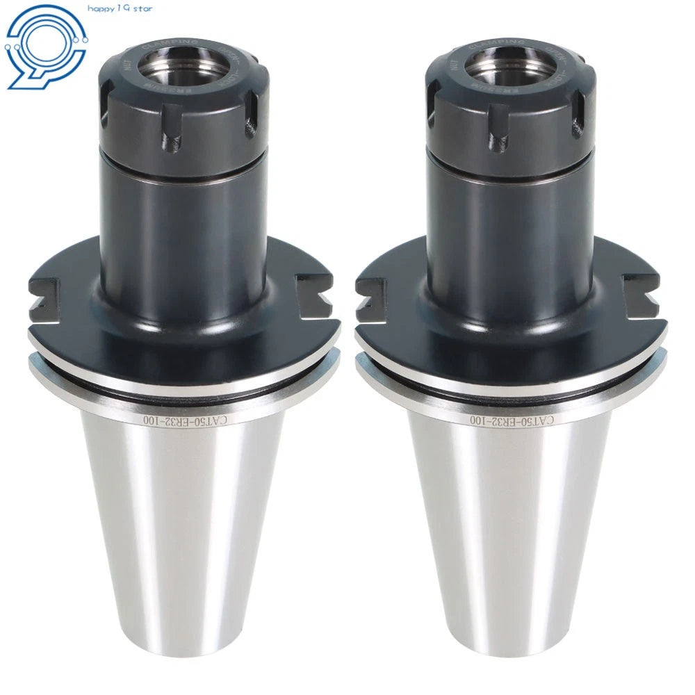 Set of 4 Collet Chucks for CAT50 ER32 (100mm Gage Length)