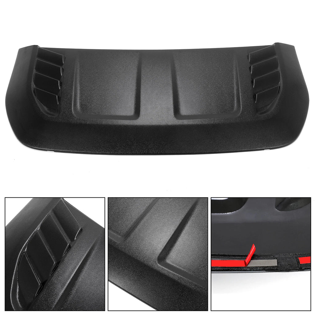 Hood Scoop Vent Trim for Ford Bronco (2021–2023) Black Retro Style