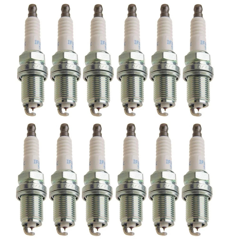 Set of 12 NGK Laser Iridium Spark Plugs (Gap 0.044) for
