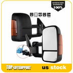 Power Heated LED Signal Side Mirrors for Chevrolet GMC (2003–2007)