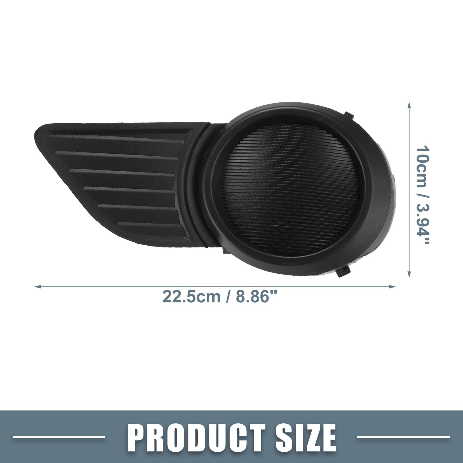 Pair Fog Light Grille Covers for Toyota Sienna (2011–2020) 52128-08020 52127-08020